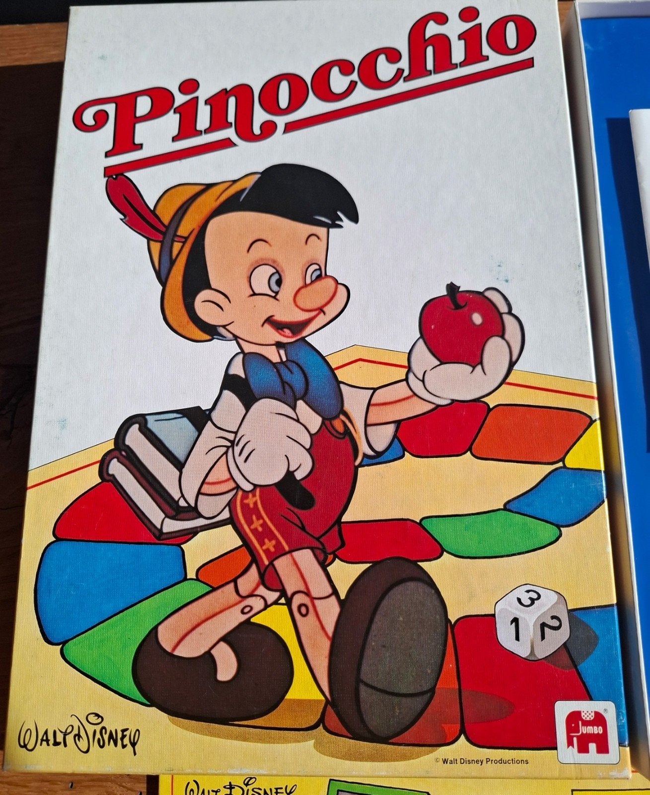 Vintage PINOCCHIO spel van DISNEY, Vijf spelers of meer, Ophalen, Gebruikt, Jumbo