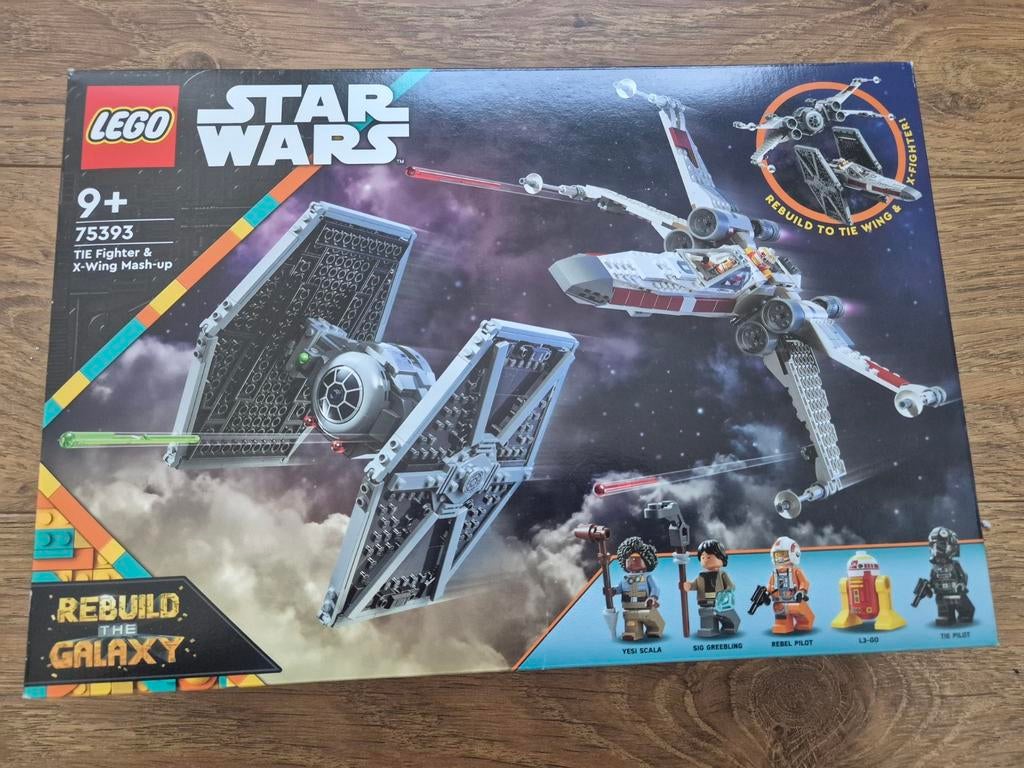 LEGO Star Wars 75393 TIE Fighter & X-Wing Mash-up Nieuw, Ophalen of Verzenden, Nieuw