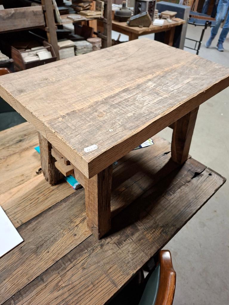 Dikke eiken planken en balken, Doe-het-zelf en Verbouw, Hout en Planken, Ophalen, Gebruikt, Eiken, Plank