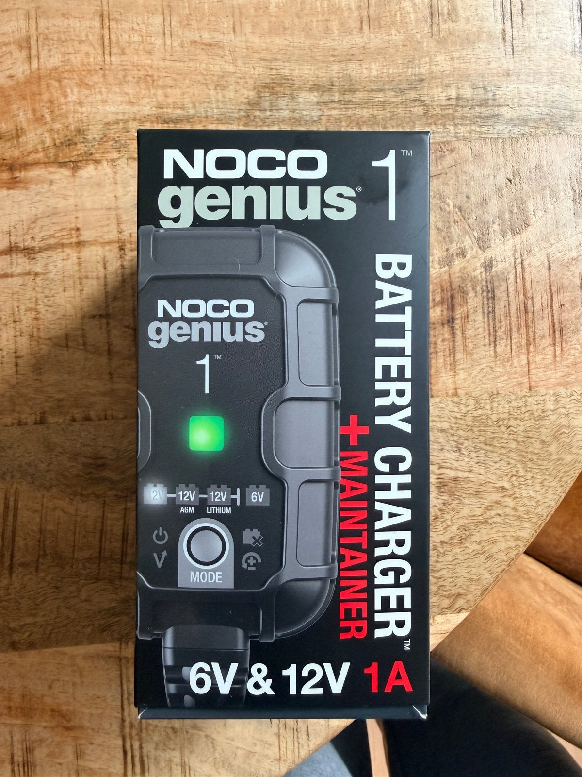NOCO Genius 1 Acculader & Druppellader 6V/12V 1A, Ophalen of Verzenden, Nieuw, Universele onderdelen
