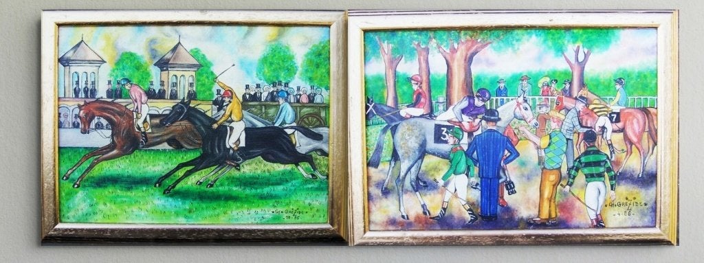 Paardensport  CH. Grezide (Zwitserland), Overige stijlen, Doek, Dieren, Ophalen of Verzenden