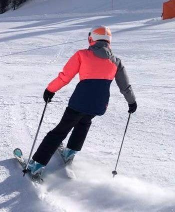 Ski jas Cygnus maat 164 (neon - dus goed zichtbaar), Ophalen, Gebruikt, Meisje, Cygnus