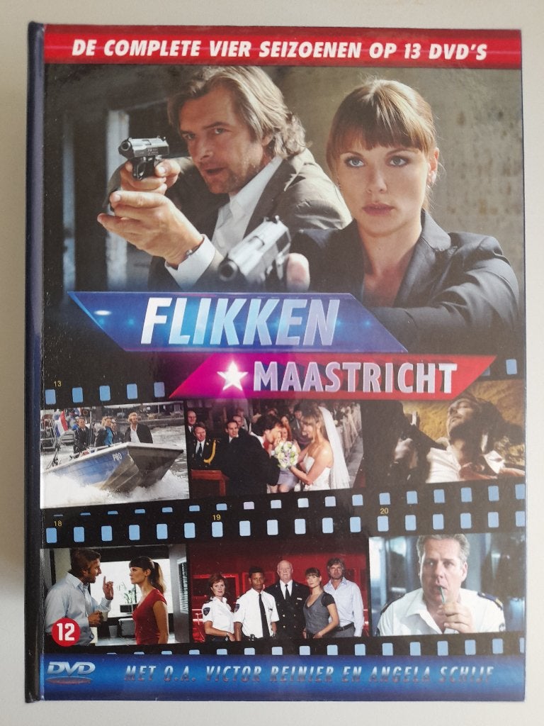 DVD-box Flikken Maastricht seizoen 1 t/m 4, Vanaf 12 jaar, Ophalen, Zo goed als nieuw, Actie en Avontuur