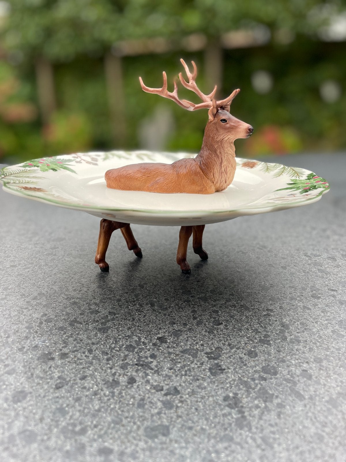 Uniek kerstbord met hert, Diversen, Ophalen of Verzenden, Nieuw
