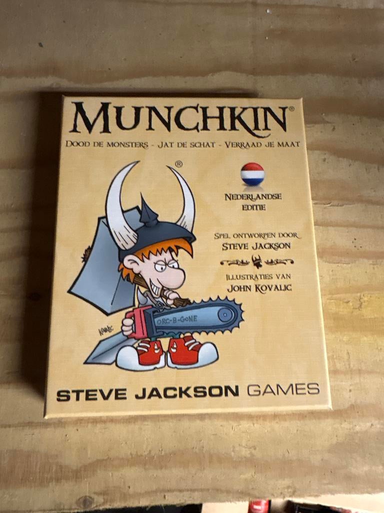 Munchkin - Nederlands Editie Kaartspel, Drie of vier spelers, Ophalen of Verzenden, Gebruikt