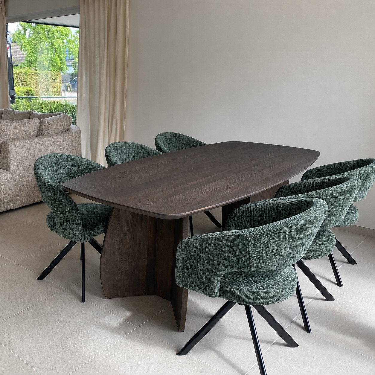 Draaibare Eetkamerstoelen | Set van 6 | Nieuwe Stoelen ‼️, Nieuw, Ophalen of Verzenden, Stof, Vijf, Zes of meer stoelen