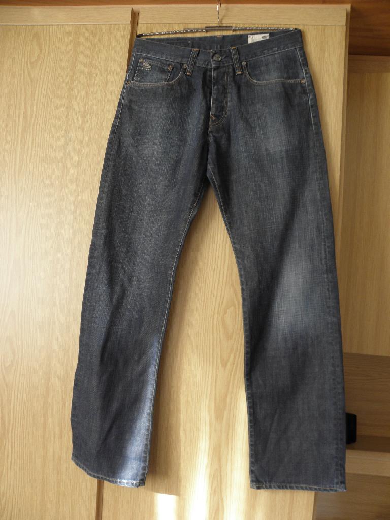 Originele blauwe jeansbroek broek G STAR 30/32 prima staat, G-Star Raw, Blauw, W32 (confectie 46) of kleiner, Ophalen of Verzenden
