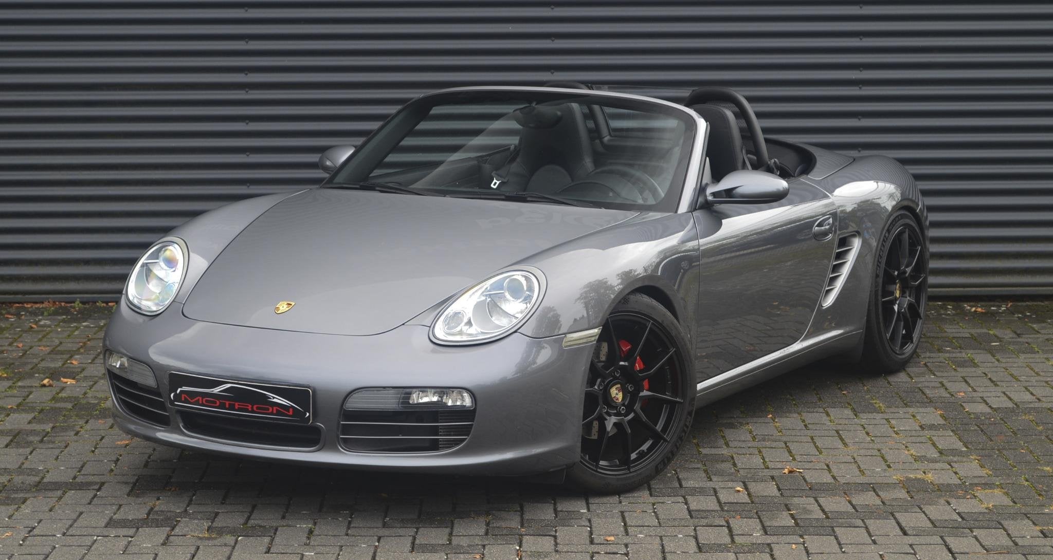 Porsche Boxster 987 S 3.2, Achterwielaandrijving, Gebruikt, Zwart, Cabriolet