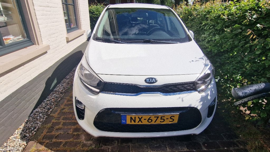 Kia Picanto 1.0 MPi 67pk 5-zits 2017 Wit, Auto's, Voorwielaandrijving, Dealer onderhouden, Elektrische ramen, Wit