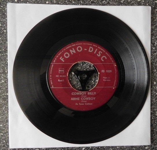 De Texas Cowboys - Cowboy Billy (EP-tje) (vanaf € 2,50), Ophalen of Verzenden, Gebruikt, 7 inch, Overige genres