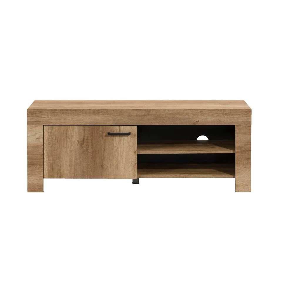 Tv meubel 6 maanden oud, Minder dan 50 cm, Eikenhout, Ophalen of Verzenden, Zo goed als nieuw