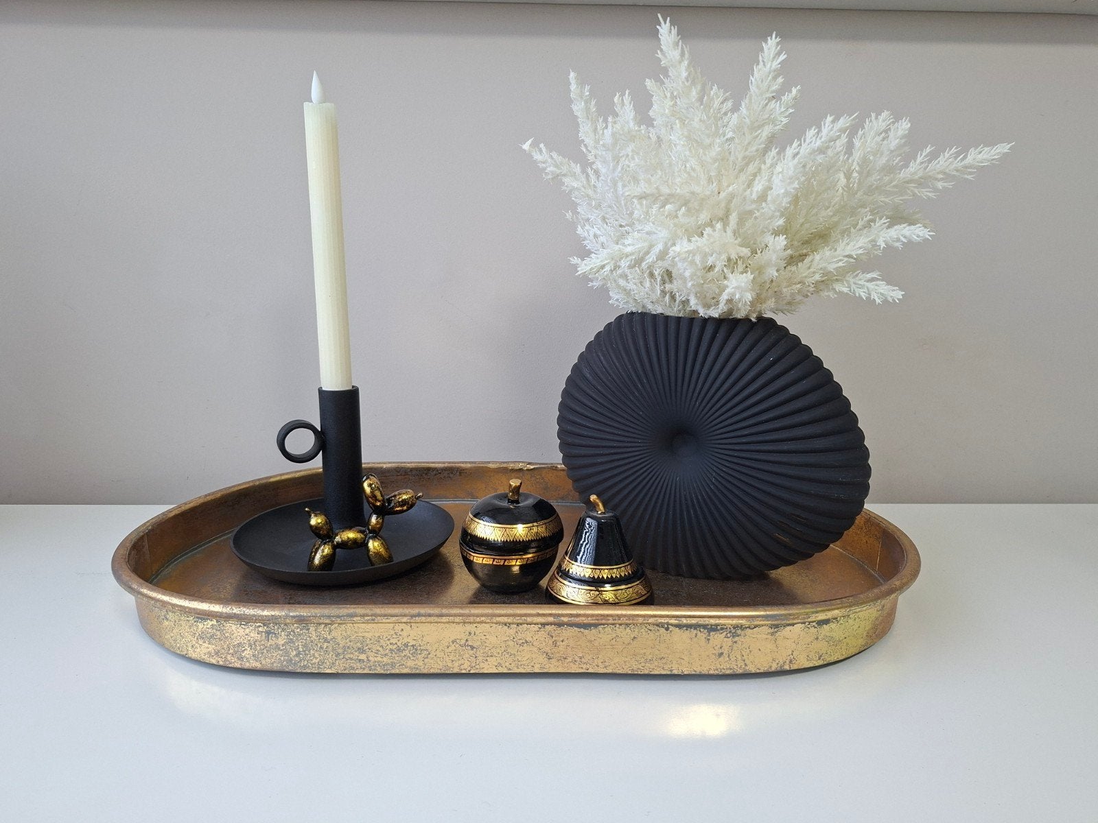 Woonaccessoires, Ophalen of Verzenden, Zo goed als nieuw, Goud