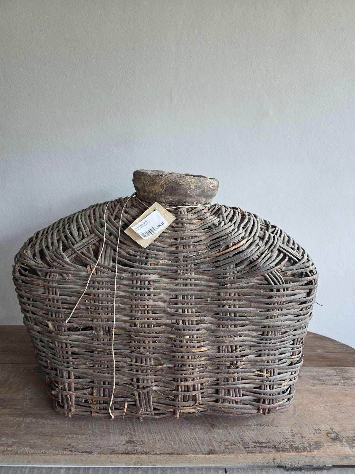 Aura Peeperkorn leemmand, Huis en Inrichting, Woonaccessoires | Schalen en Manden, Ophalen of Verzenden, Rond, Riet