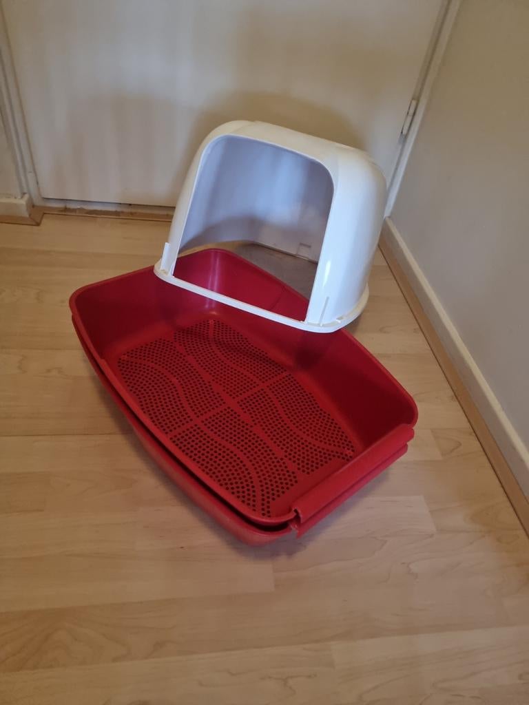 Peewee kattenbak, Dieren en Toebehoren, Ophalen, Zo goed als nieuw, Gesloten