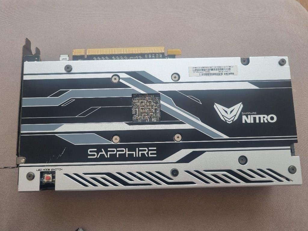 GPU Saphire Nitro RX 580 - 8 GB, Computers en Software, Videokaarten, Ophalen, PCI-Express 3, Overige chipsets, GDDR5