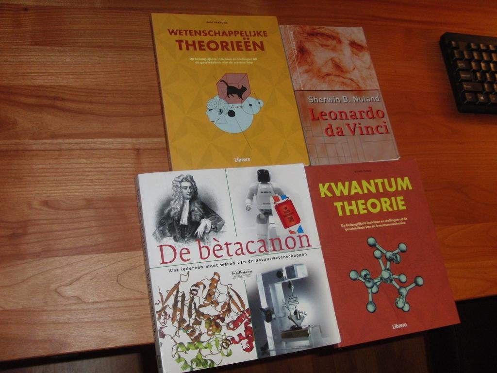 Prachtige set wetenschapsboeken - Bètacanon, Kwantum & meer, Ophalen of Verzenden, Zo goed als nieuw, Natuurwetenschap