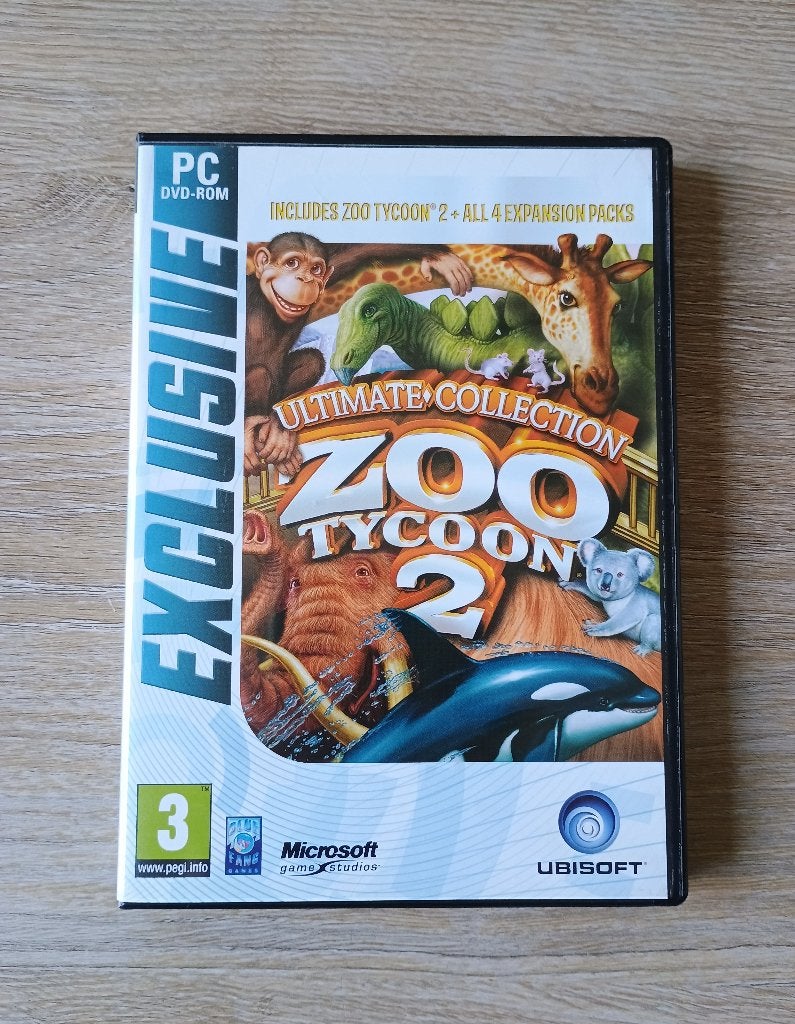 pc dvd zoo tycoon 2 the ultimate collection, Gebruikt, 1 speler, Ophalen of Verzenden, Vanaf 3 jaar
