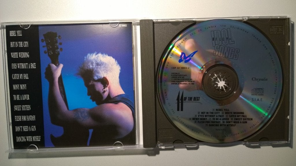 Billy Idol - Idol Songs 11 Of The Best, Ophalen of Verzenden, Zo goed als nieuw, Poprock, Album