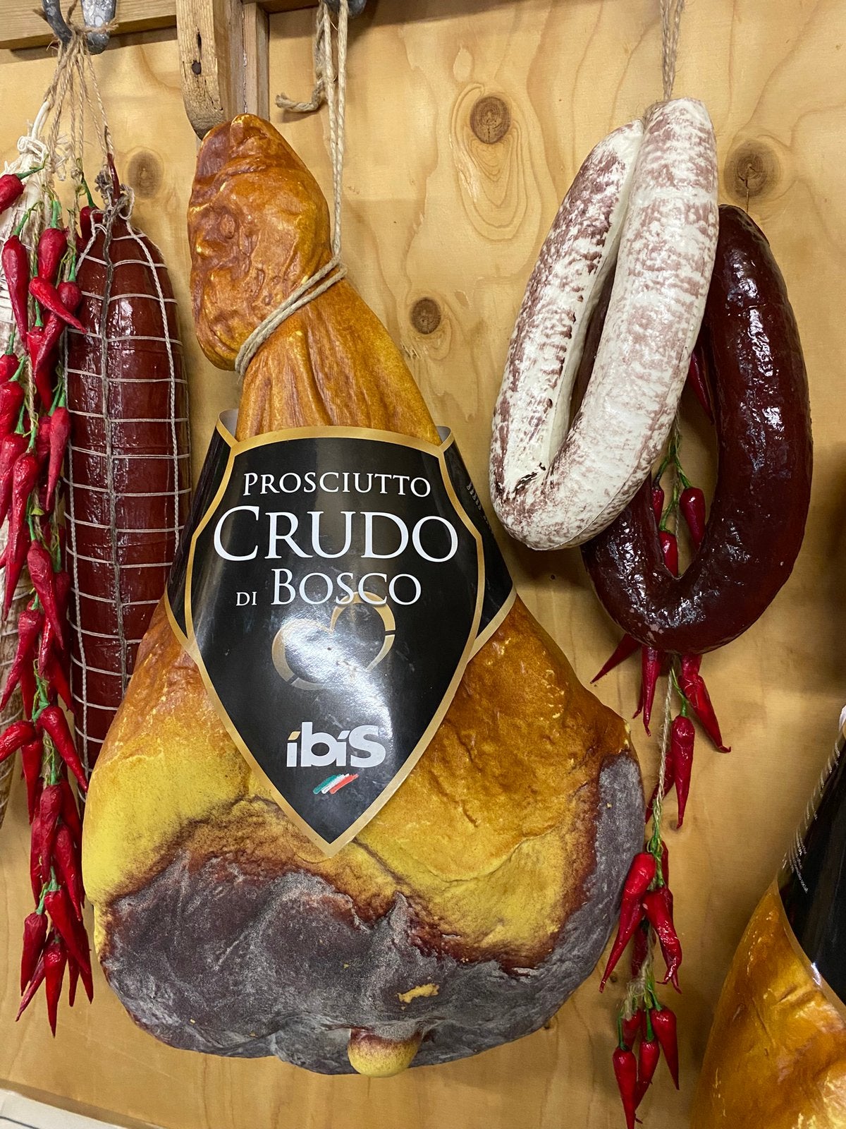 Decoratie /dummy Parma ham, Ophalen of Verzenden, Zo goed als nieuw