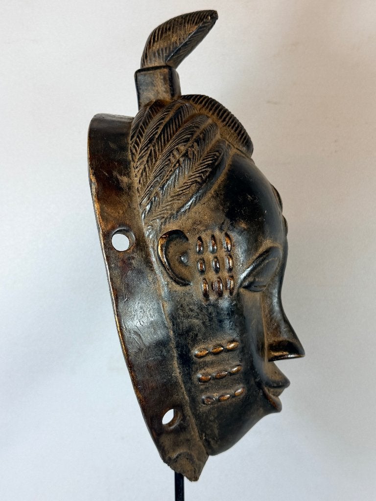 260724 - Nice Afrikaans Baule masker - Iv. Coast., Ophalen of Verzenden