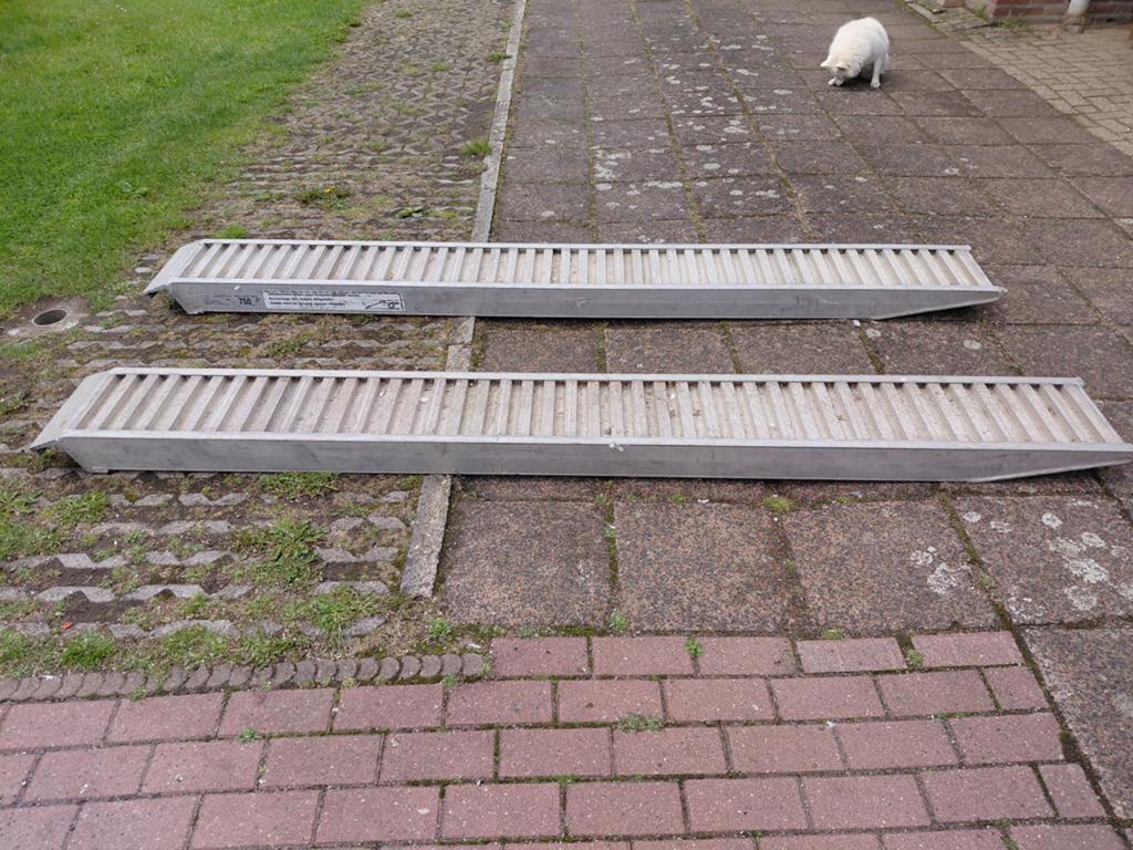 Oprijplaten, Ophalen