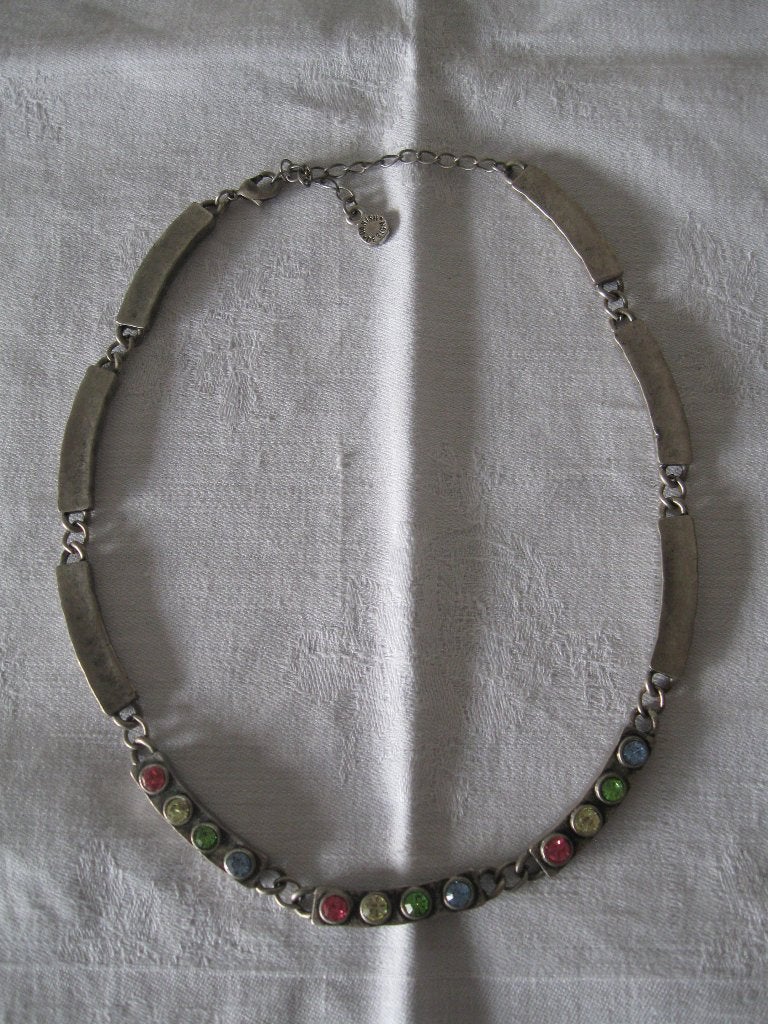 PILGRIM danish design mooie stijlvolle ketting goede staat, Ophalen of Verzenden, Zo goed als nieuw, Overige materialen