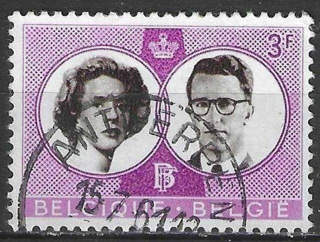 Belgie 1960 - Yvert/OBP 1170 - Boudewijn en Fabiola (ST), Postzegels en Munten, Verzenden, Gestempeld, Koninklijk huis