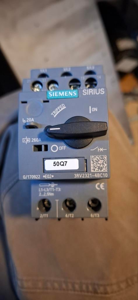 Stroomonderbrekers Siemens Sirius, Ophalen of Verzenden