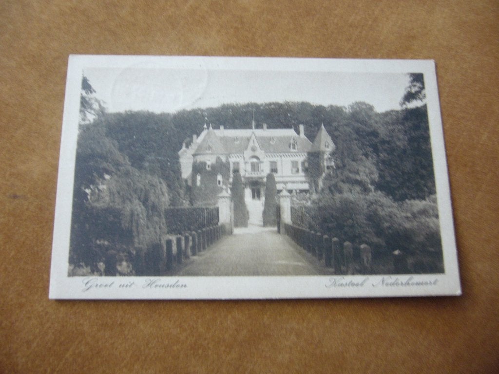 HEUSDEN  =  KASTEEL NEDERHEMERT  BRIEFKAART 1919, Ophalen of Verzenden, Voor 1920, Gelopen, Gelderland