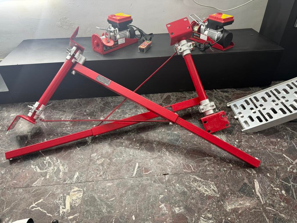 2 Vevor elektrische motorlift / motorheftafel set – nieuw, Ophalen of Verzenden, Zo goed als nieuw, Elektrisch