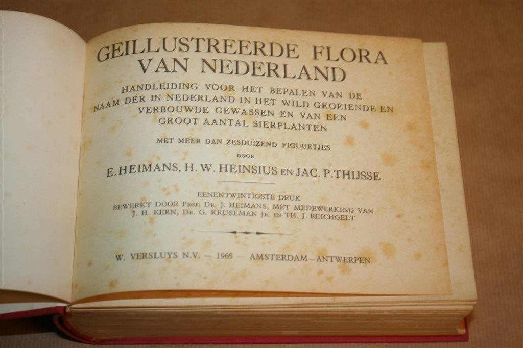 Geïllustreerde flora van Nederland. 21e druk 1965., Boeken, Natuur, Ophalen of Verzenden, Gelezen, Bloemen, Planten en Bomen