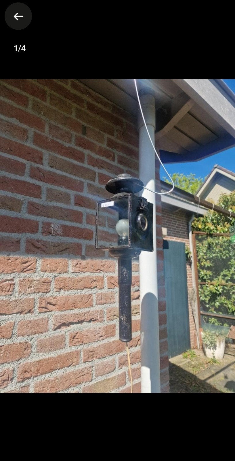 Vvintage sein lantaarn., Ophalen of Verzenden