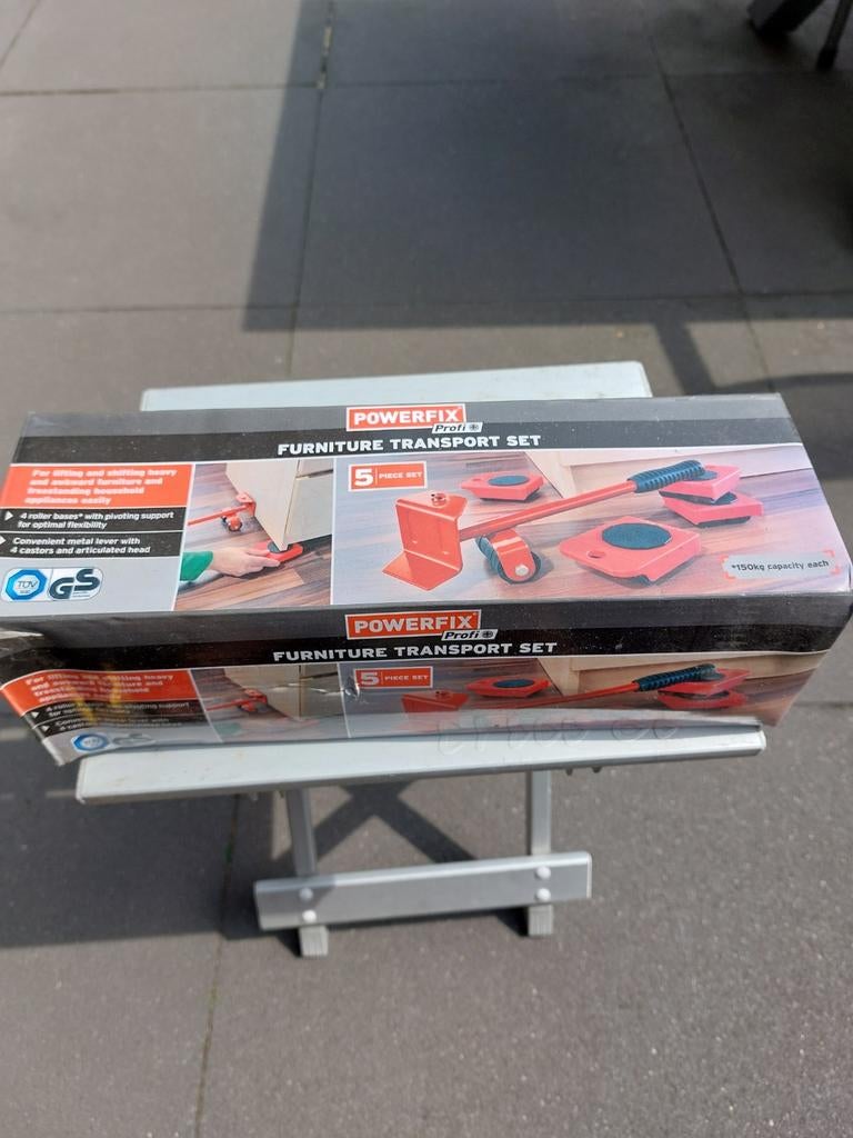 POWERFIX Meubeltransportset 5-delig, Ophalen of Verzenden, Zo goed als nieuw