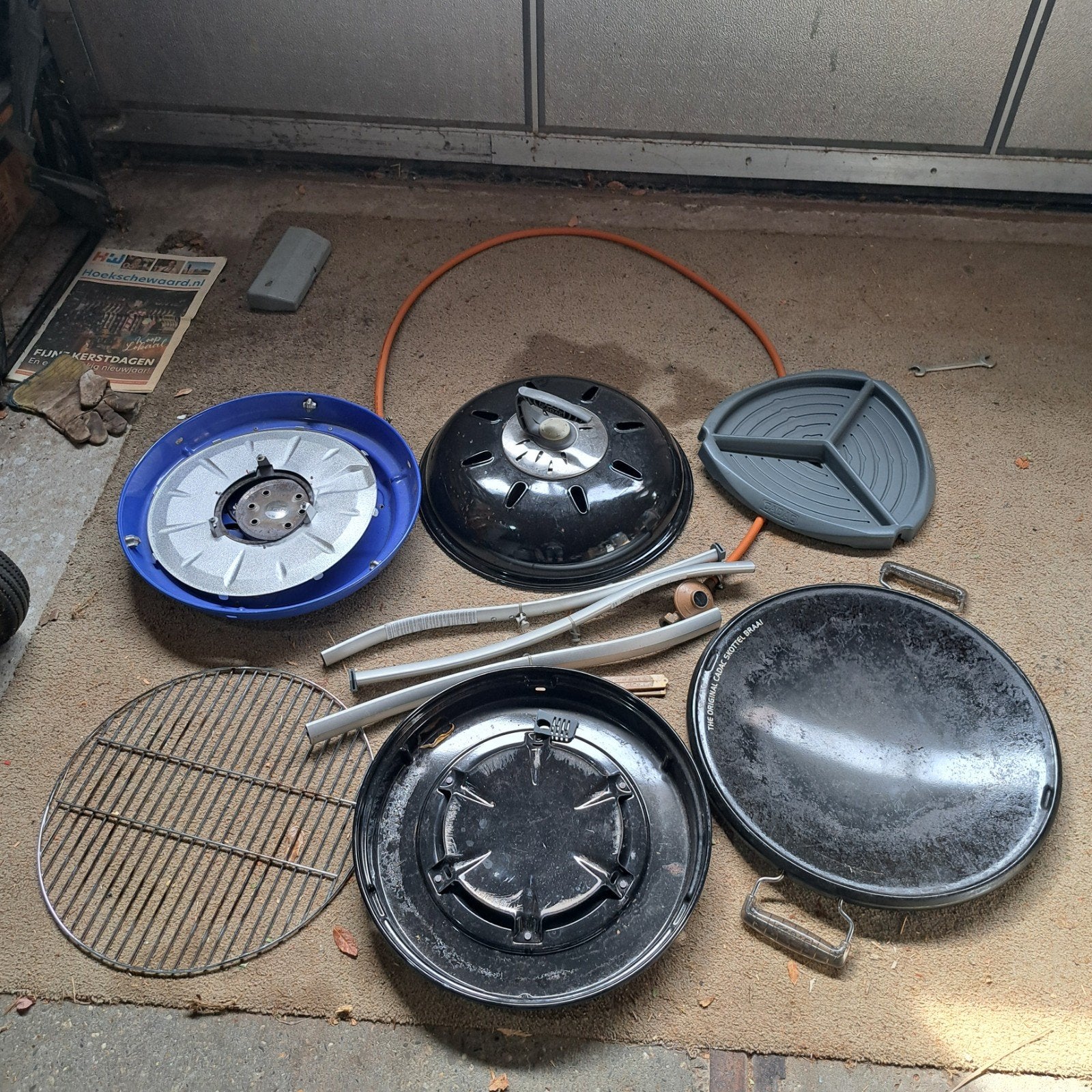 cadac scottelbraai carri chef deksel 50, Ophalen, Gebruikt, Cadac skottelbraai