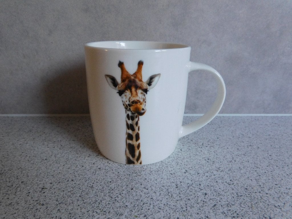 Mok 9x8 cm. Giraf (kop) Animal Friends, Overige merken, Zo goed als nieuw, Overige stijlen, Porselein
