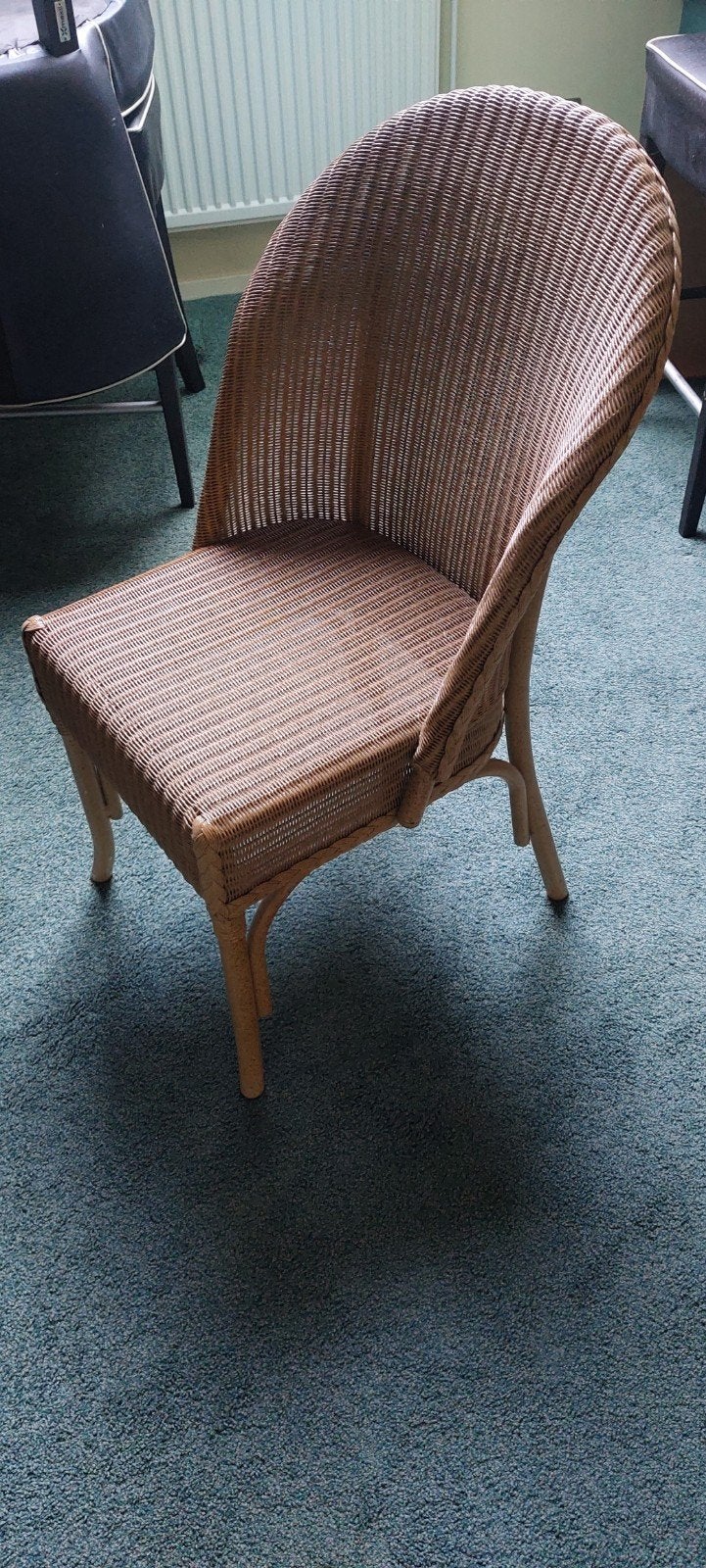 6 Rotan stoelen, Huis en Inrichting, Ophalen, Gebruikt, Bruin, Riet of Rotan