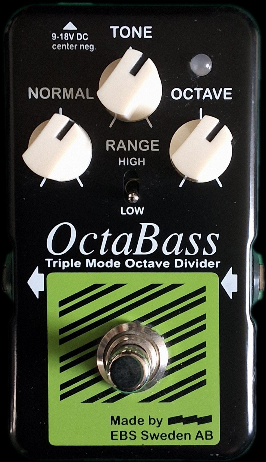 EBS OctaBass Blue Label octaver effect pedaal, Ophalen of Verzenden, Zo goed als nieuw