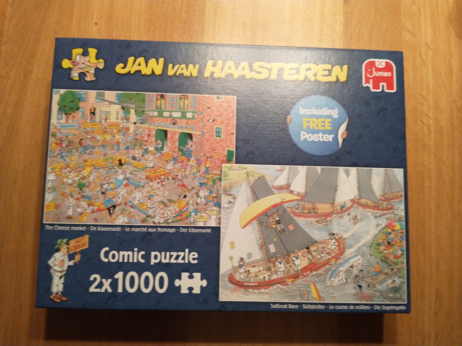 Jan van Haasteren puzzels 2 maal 1000 stuks, Hobby en Vrije tijd, Denksport en Puzzels, Ophalen of Verzenden, 500 t/m 1500 stukjes
