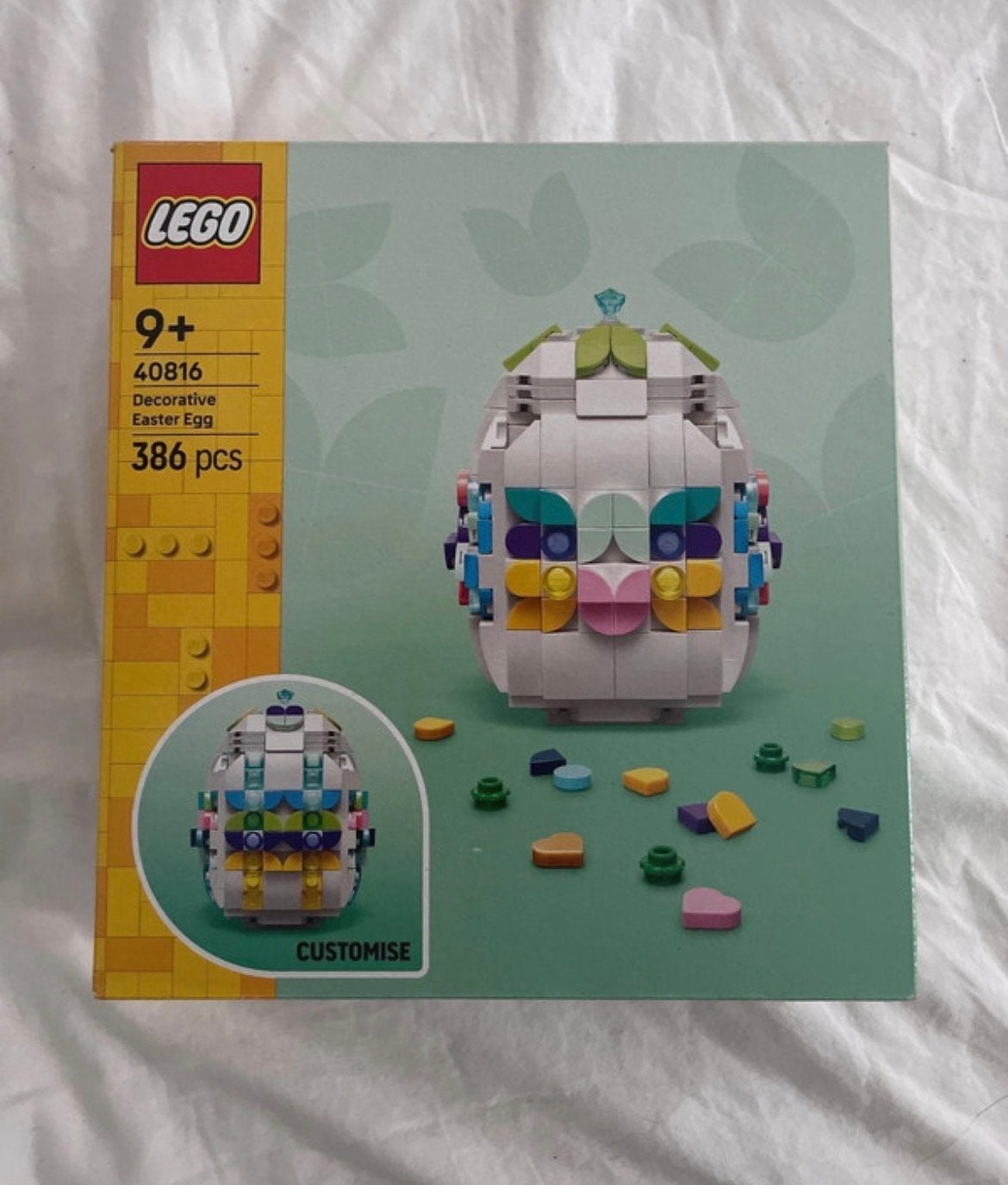 LEGO 40816 Decoratief Paasei - Compleet met doos en extra's, Ophalen of Verzenden, Zo goed als nieuw