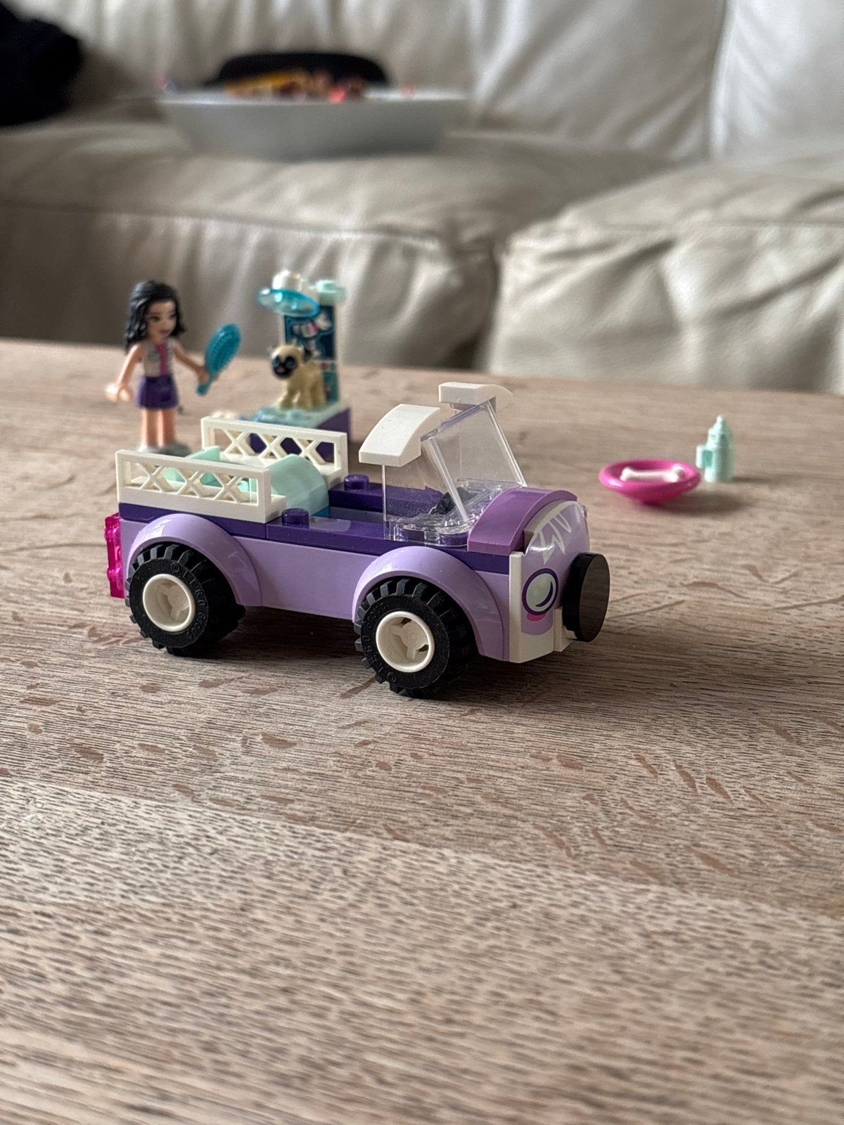 Lego Friends Dierenkliniek Auto 41360 compleet, Ophalen of Verzenden, Zo goed als nieuw, Overige merken