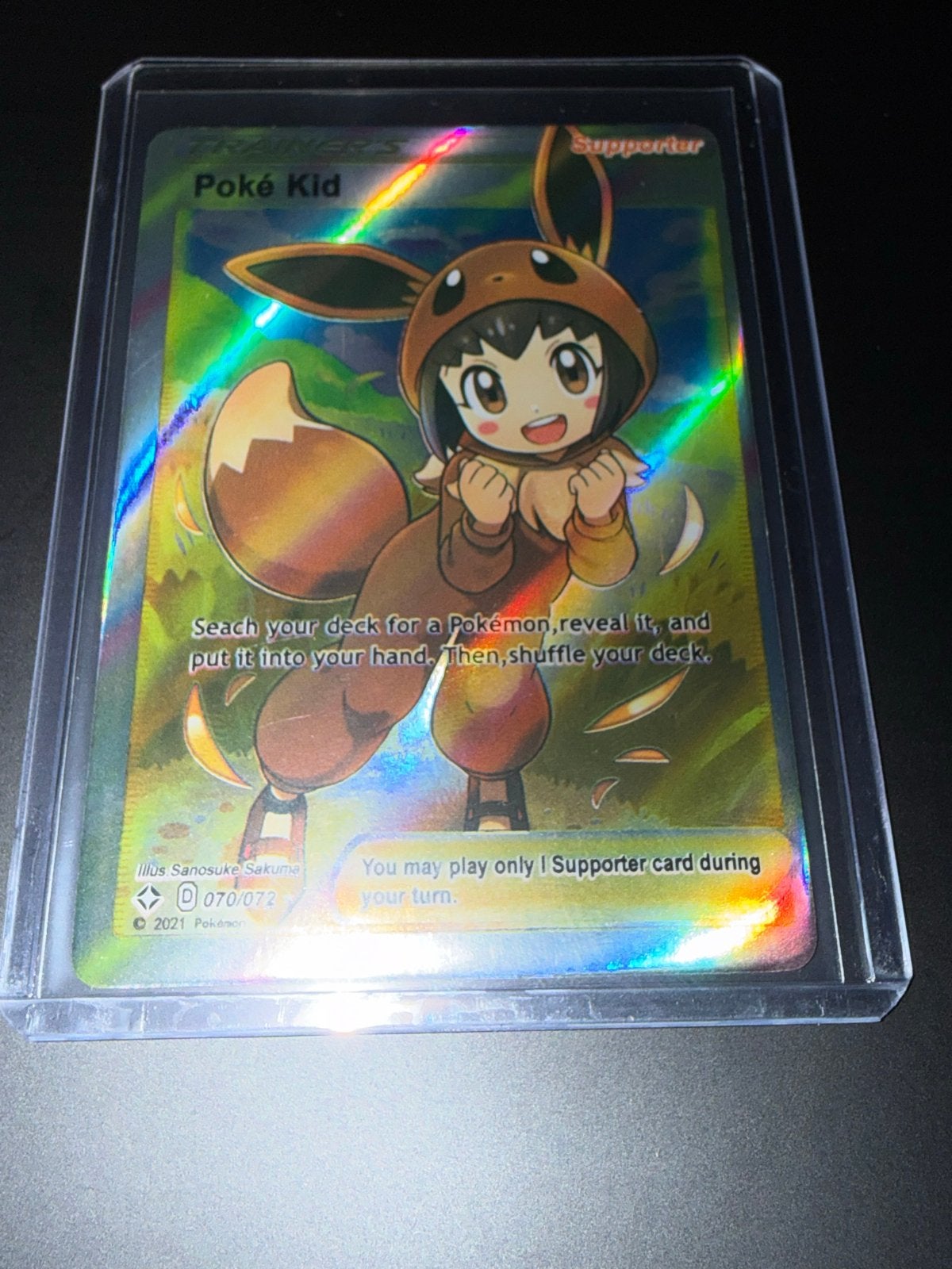 Pokémon Kaart: Poké Kid (Full Art, Foil) - Zo goed als nieuw, Ophalen of Verzenden, Zo goed als nieuw, Losse kaart, Foil