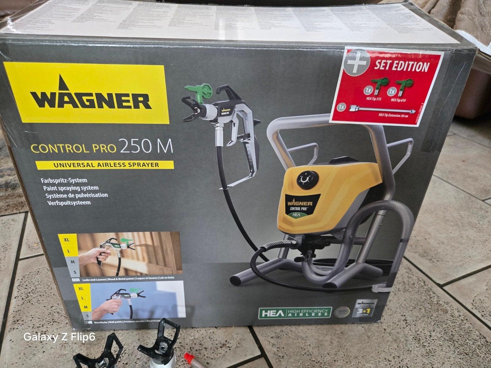 Wagner Control Pro 250 M Verfspuit - Zo goed als nieuw, Ophalen of Verzenden, Zo goed als nieuw, Verfspuit of Verfpomp