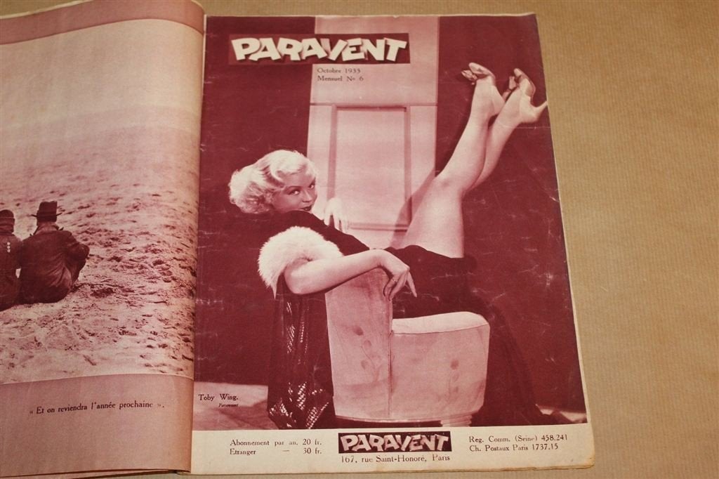 Paravent 1933 Nr 6 — Vintage Frans Erotisch Tijdschrift, Boeken, Ophalen of Verzenden, Gelezen
