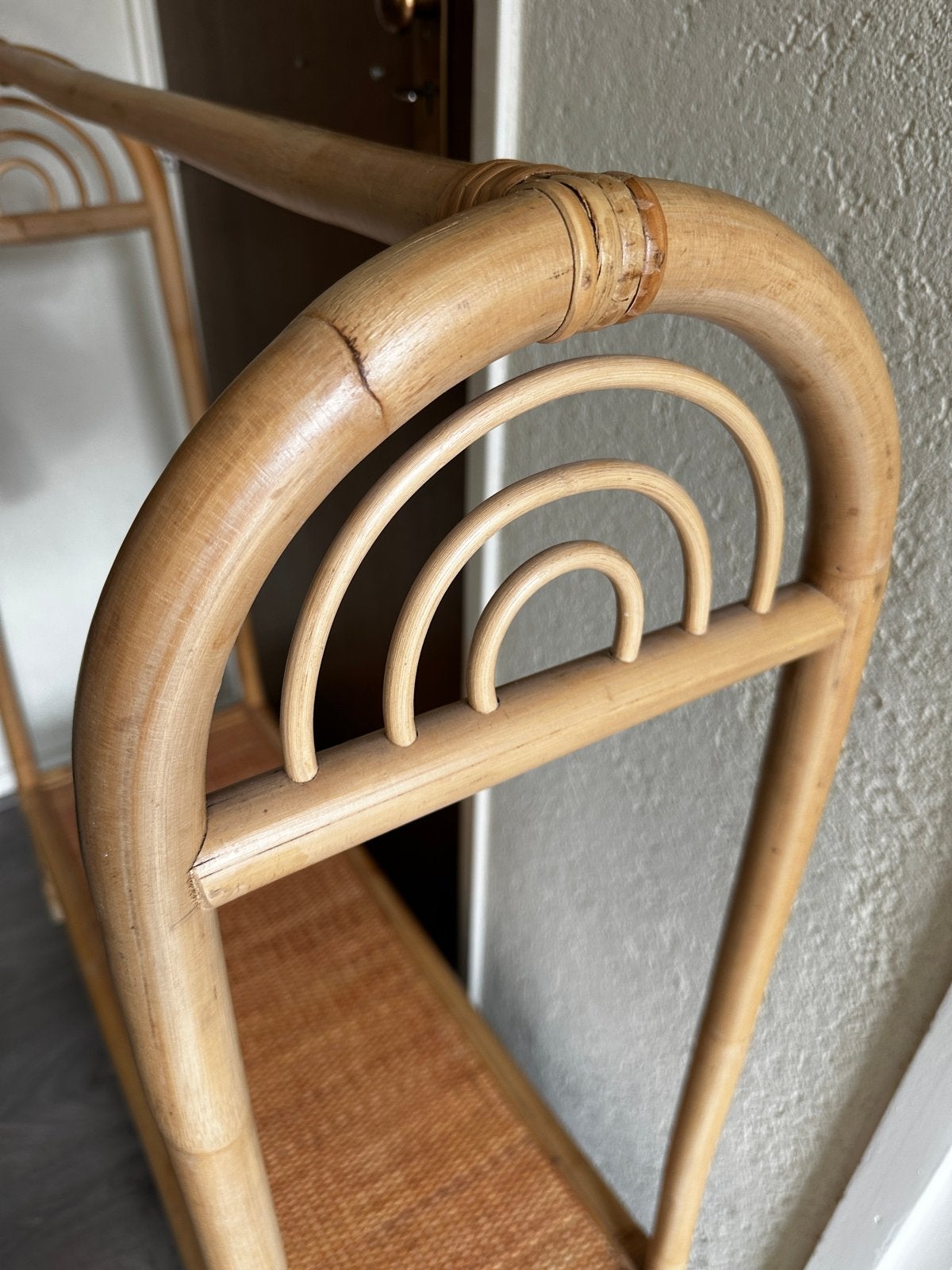 Rotan kledingrekje - Vintage look, Kinderen en Baby's, Ophalen, Gebruikt, 105 cm of meer, 100 cm of meer