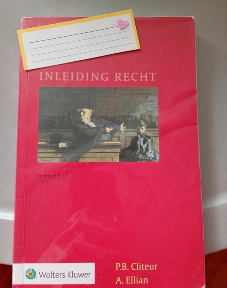 Inleiding recht, Boeken, Ophalen of Verzenden, Alpha, Zo goed als nieuw, Overige niveaus