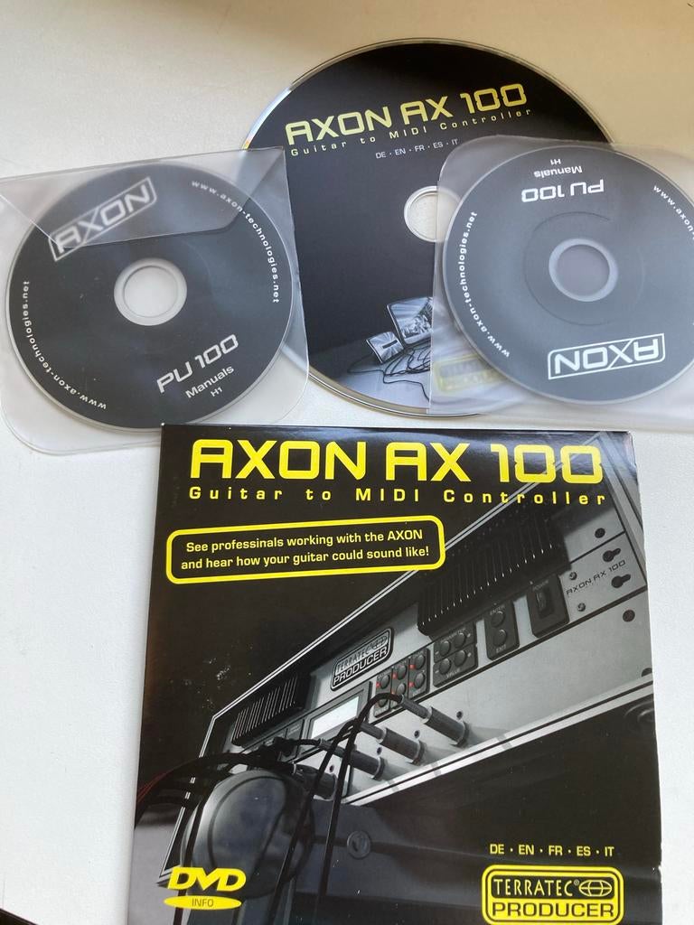 Terratec Producer AXON AX 100 Guitar to MIDI Controller DVD, Computers en Software, Audio-software, Ophalen of Verzenden, Zo goed als nieuw