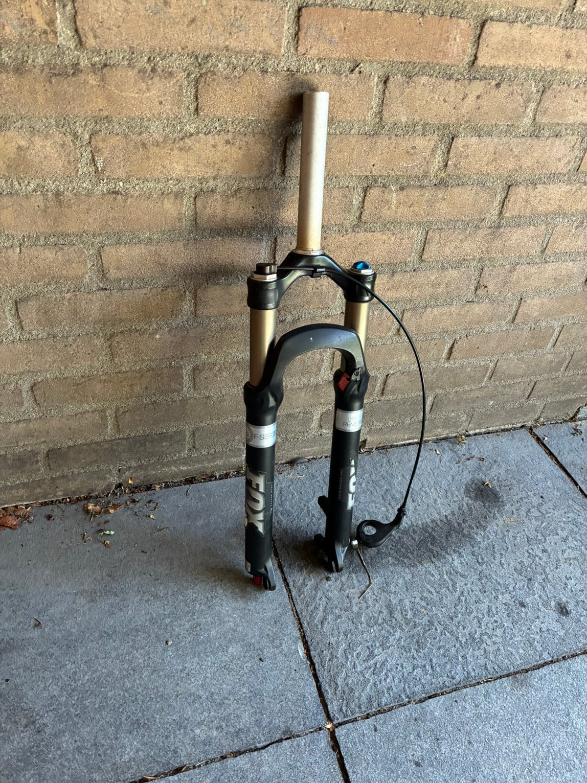 Fox verende voorvork met lockout, Fietsen en Brommers, Ophalen of Verzenden, Zo goed als nieuw, Voorvork, Aluminium
