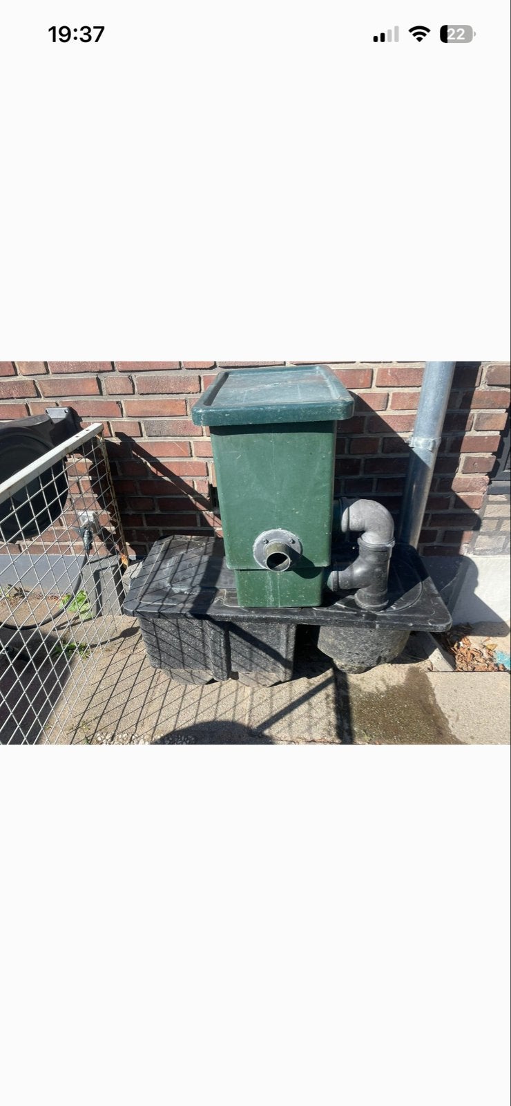 Vijverfilter met voorfilter en meerkamerfilter, Ophalen of Verzenden, Gebruikt, Vijverfilter
