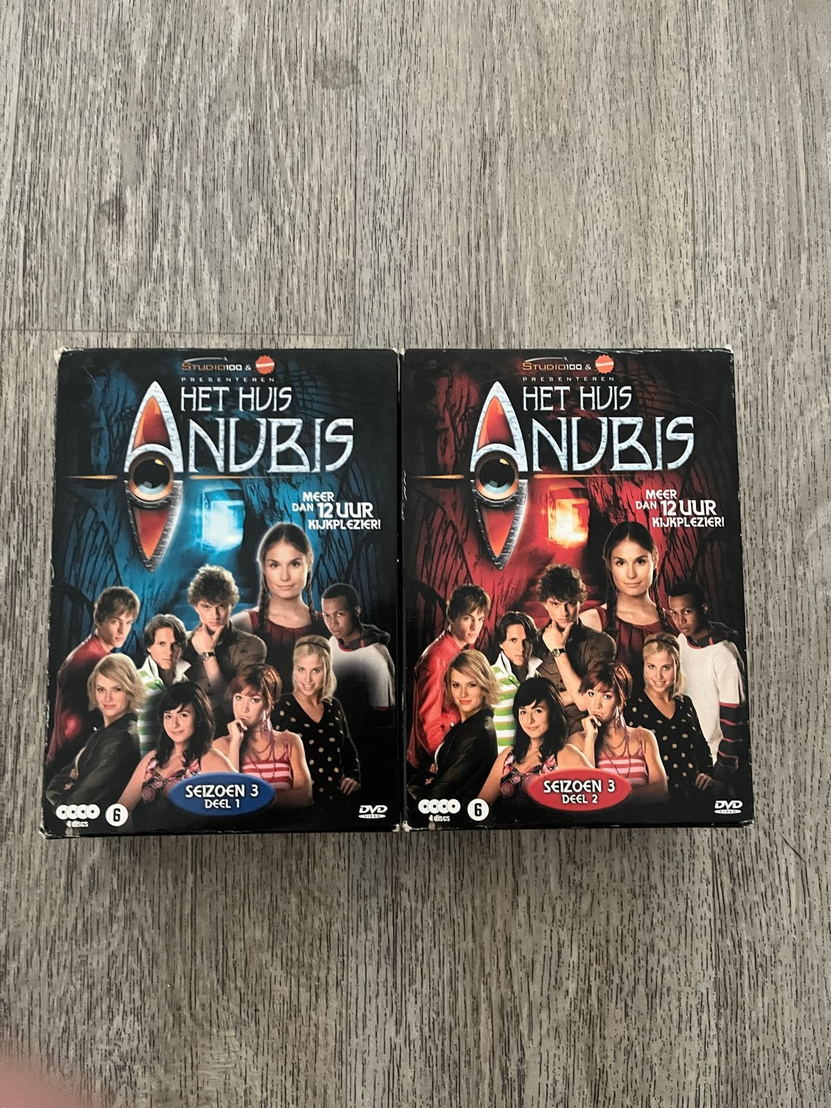Het Huis Anubis Seizoen 3 Deel 1+2 DVD Boxen, Cd's en Dvd's, Gebruikt, Vanaf 6 jaar, Actie en Avontuur, Seizoen 3