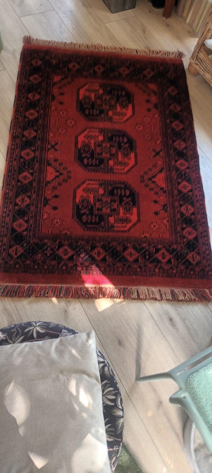 2 oosterse kleden en 1 smirna, Ophalen